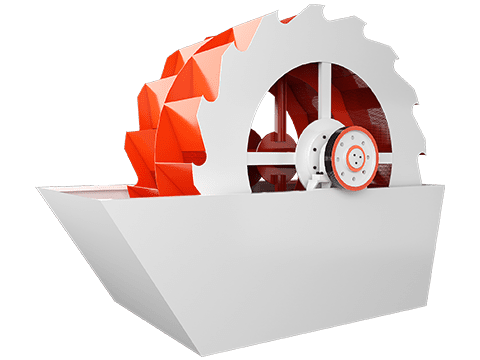 Wheel sand washing machine